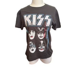 KISS Gray Short Sleeve TShirt Size XSmall NWT